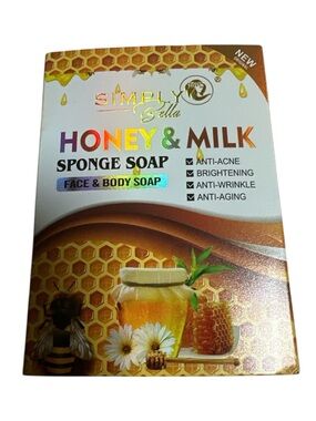 NIB! Honey & Milk Sponge Soap